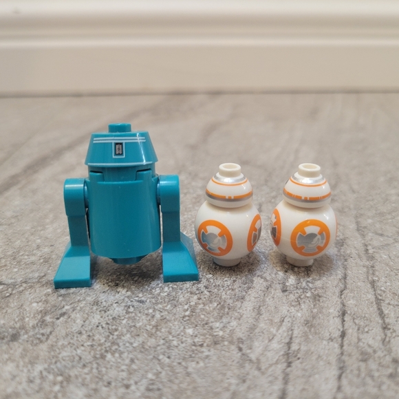 LEGO Astromech BB-8 Minifigure Droid Lot of 3 Star Wars - Picture 4 of 6